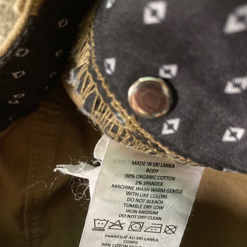Prana Slim Fit Pants Mens 33 Brown Organic Cotton Blend Stretch 5-Pocket - Picture 4 of 10